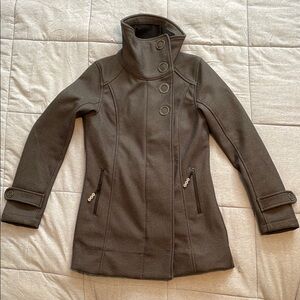 lululemon athletica grey Audrey Pea Coat Sz 4